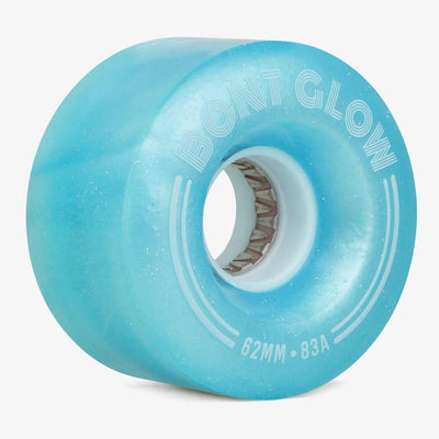 tickle-blue Bont roller skate wheel led glow luminous quad glitter light up