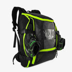 black-fluoro-yellow inline skate backpack