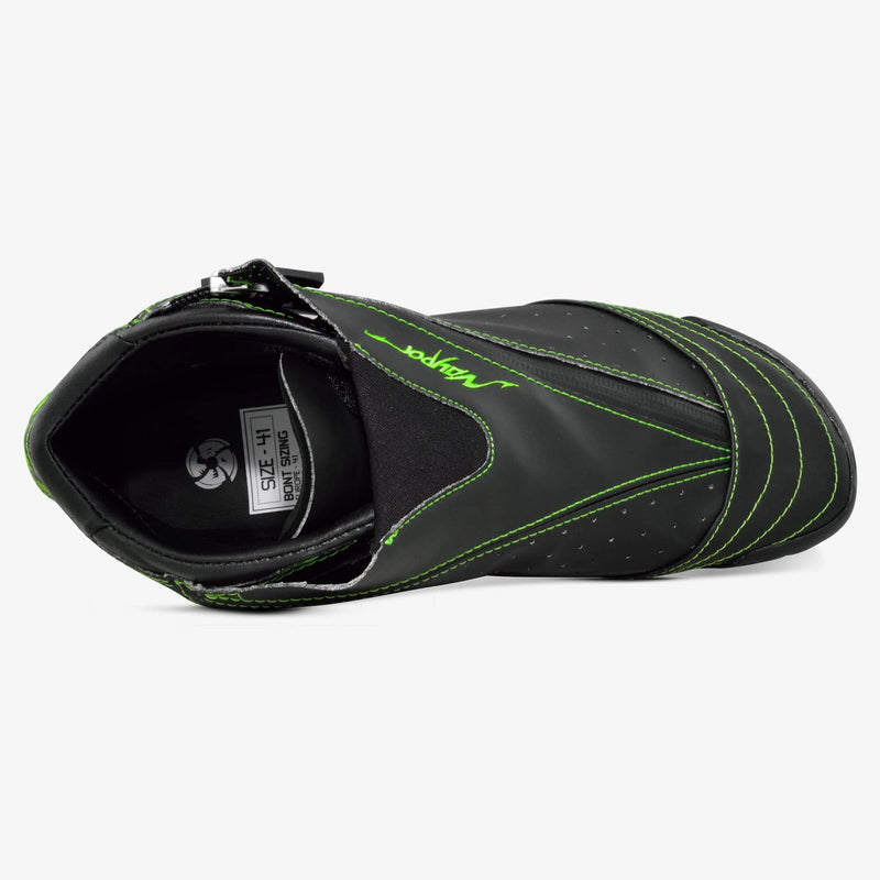 matte-black-totally-lime green rollerblades black