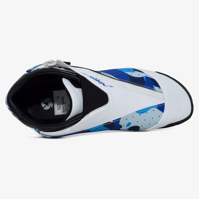 blue-camo fastest speed skating boots