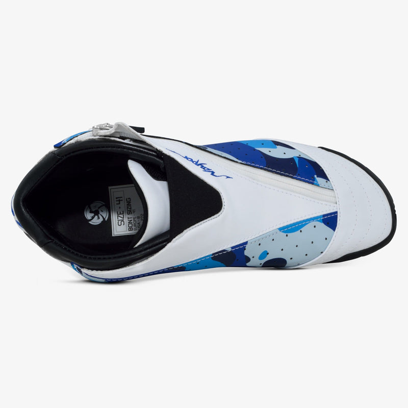 blue-camo fastest speed skating boots