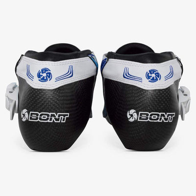 blue-camo roller blade boots