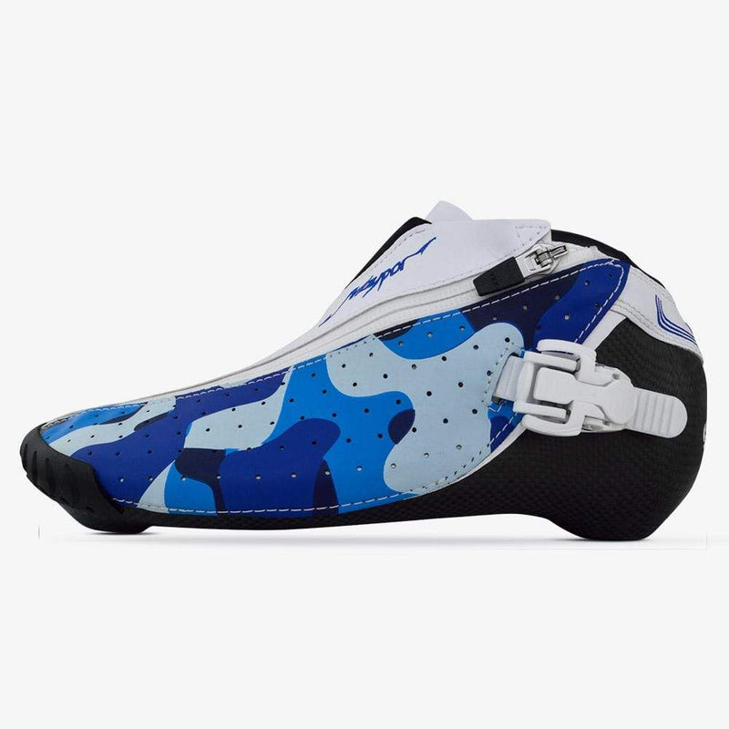 blue-camo inline skates