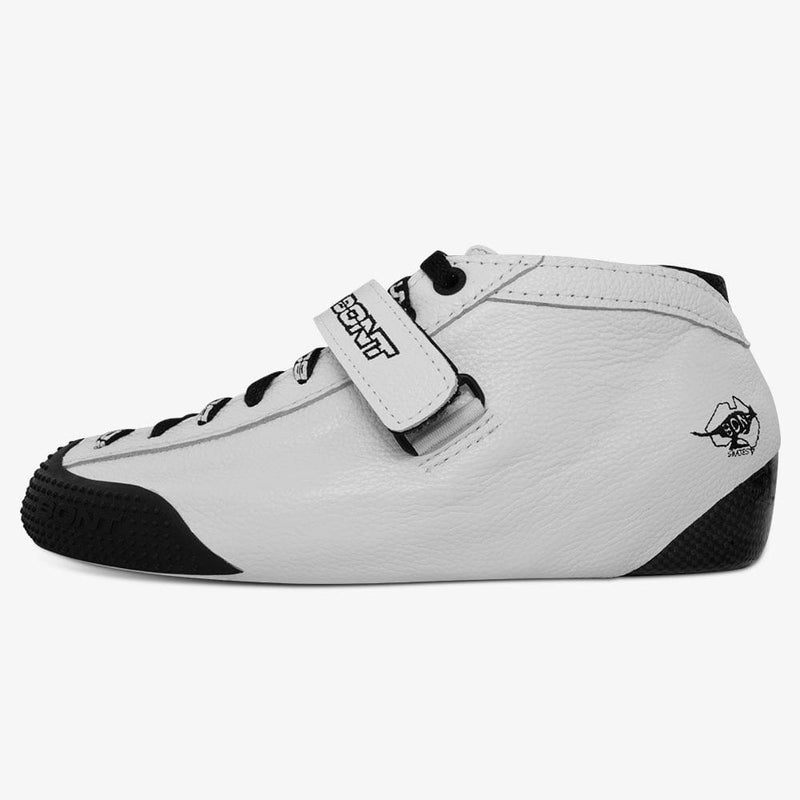 Hybrid Carbon Roller Derby Skate Boots Leather