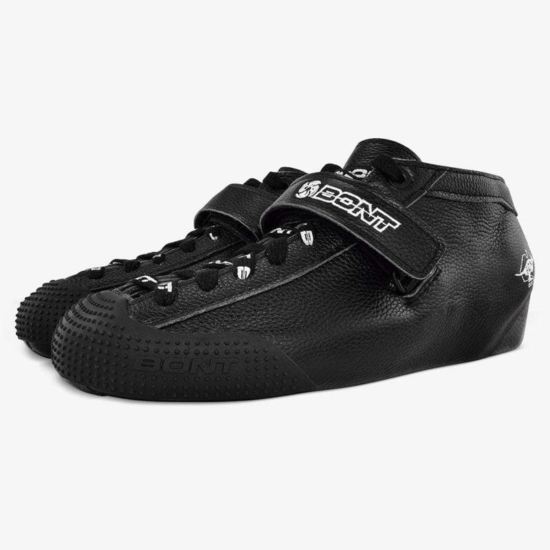 leather-black roller derby skate