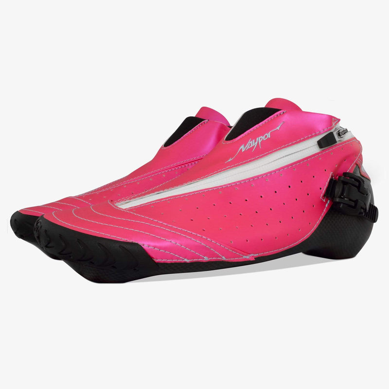 hot-pink Bont racing skate
